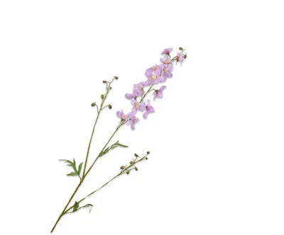 Produktbild von Silk-ka Künstliche Blumen – Seidenblumen, Delphiniumzweig, rosa, 101 cm, pro 2 Stück