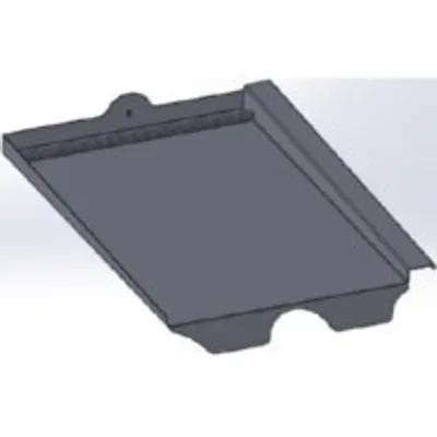 Obrázek produktu pro Alu-Tile BEZ pro Erlus Linea - Fotovoltaický střešní/fasádní upevňovací prvek 103005-049