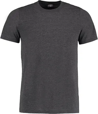 Produktbild von Kustom Kit KK504 | Herren Superwash® T Shirt Fashion Fit / Superwash 60° - Farbe: Dark Grey Marl - Größe: 3XL