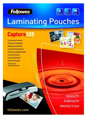 Produktbild von Fellowes Laminierfolie A6 125 mic glänzend - 100 Stück