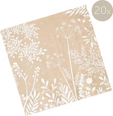 Produktbild von Räder Serviette 33x33cm, Wundergarten