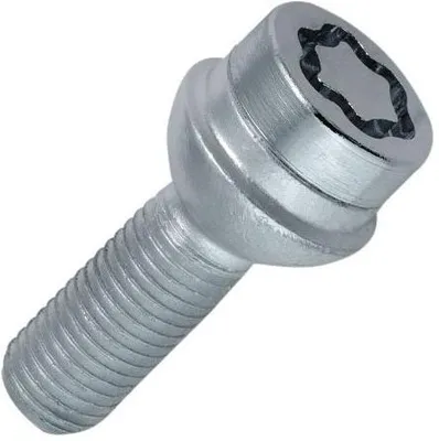 Obrázek produktu pro Sada originálních zámků na kola MCGARD, chromované, M14, klíč 17, délka 27 mm, vhodné pro modely MERCEDES-BENZ C-třída (sedan, W204), E-třída (sedan, W211) a A-třída