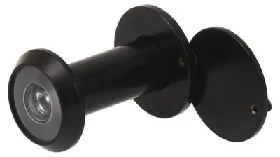 Produktbild von 4-fi14 Türspion 15-25mm in Schwarz Messing