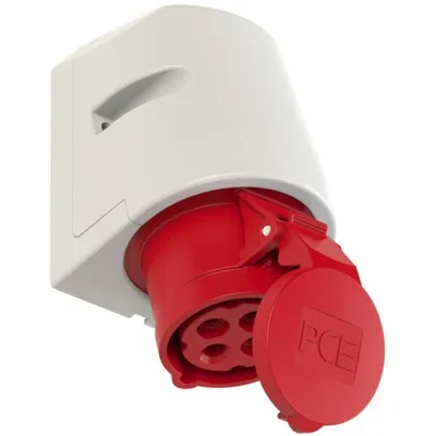 Produktbild von PCE Wandsteckdose 16A 4p 6h IP44