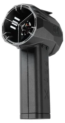 Obrázek produktu pro Vysokotlaký ventilátor Jet Dry s tahem 1500 g, 64mm kovovým kanálem, vysokorychlostním bezkartáčovým motorem, plynulým nastavením otáček, přenosný výkonný turbo ventilátor s ambientním osvětlením SOS