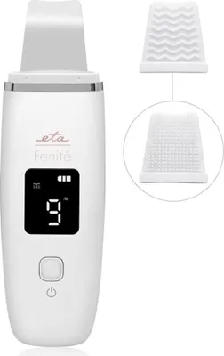 Obrázek produktu pro Eta Fenité, Ultrazvuková špachtle na pleť, Bílá, Proti akné, Ošetření, Čisticí, Ion, Ultrazvukový, 100 min, Baterie