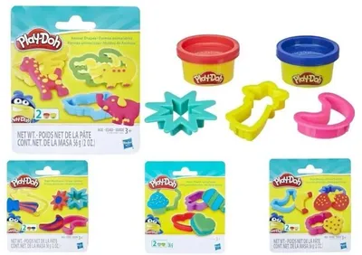 Image de Pâte à modeler Play-Doh, 2 tubes + assortiment d'accessoires - HASBRO