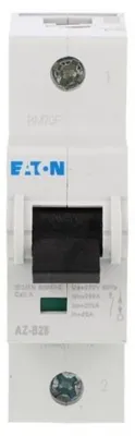 Imagen del producto de Interruptor automático 1P, curva B, 25A, 25kA, AC, modelo AZ-B25, referencia 174481