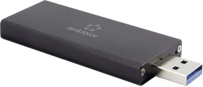 Produktbild von Renkforce RF-4521561 M.2 SSD-Gehäuse USB-A (USB 3.0) 5 GBit/s M.2 SATA 2230, 2242 RF-4521561