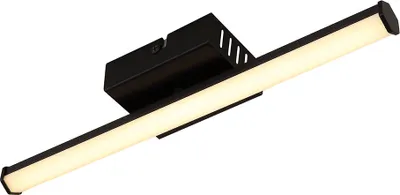 Produktbild von LED Deckenleuchte, schwarz matt, opal, L 34,2 cm
