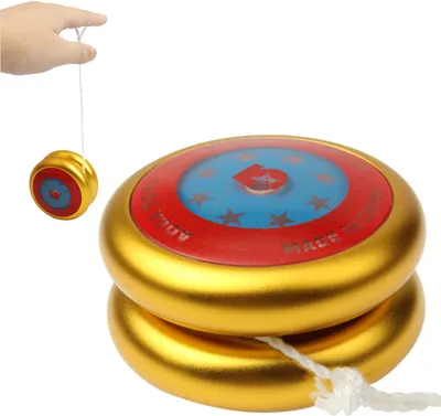 Productafbeelding van LIGHT of FIVE STARS Super Actieve Precisielagers, Legering 2A YOYO Bal, Speelgoed (Goud)