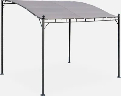 Produktbild von sweeek - Wand-Pergola 3x2,5 m - Taupe