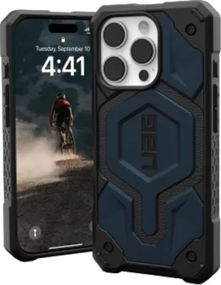 Immagine prodotto di Custodia Uag Monarch Pro con Magsafe per Iphone 16 Pro - Blu