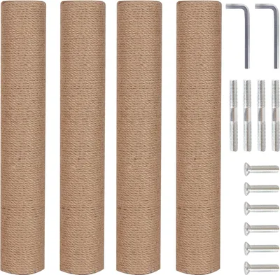 Image de Remplacement de griffes de chat - sisal naturel - pack de 4