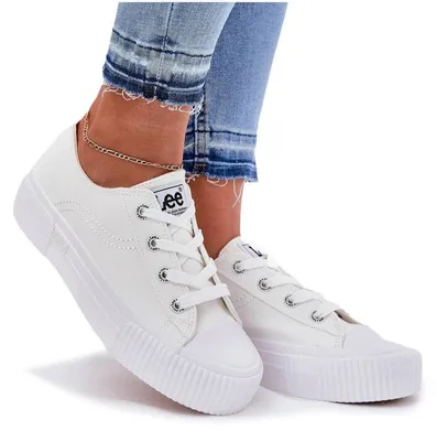 Produktbild von Damenturnschuhe auf Plattform LEE ISLA C WOMEN LOW 50261002.1FG Weiß 36