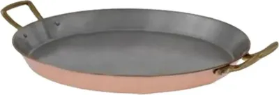 Produktbild von Paellapfanne, Kupferpfanne für Paella - aus Kupfer und Zinn, 40cm