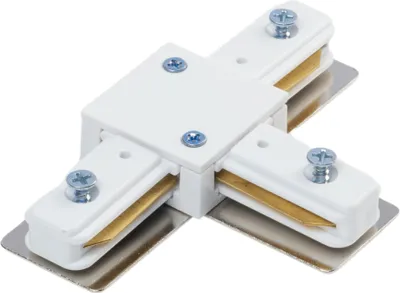 Produktbild von Qub T-Verbinder Weiß - 1-Phasen Stromschienenverbinder in T-Form