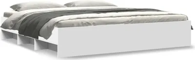 Obrázek produktu pro Maison Exclusive - Rám postele bez matrace bílý 180x200cm Dřevěné konstrukce