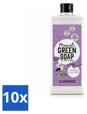 Produktbild von 10 x Marcel's Green Soap Allesreiniger Lavendel & Rosmarin 750 ml - Vorteilspackung - 10 Stücke