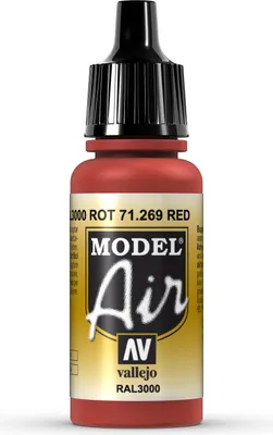Produktbild von Vallejo 71.269, Rot, Acrylfarbe, Flüssigkeit, 17 ml, 1 Stück(e)