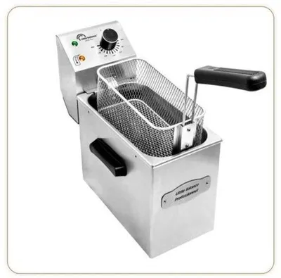 Productafbeelding van 8481 Elektrische friteuse, inhoud 4 l, vermogen 3200 W, roestvrij staal