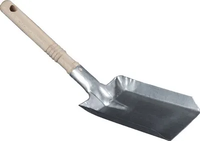 Produktbild von Kohleschaufel verzinkt mit Holzgriff