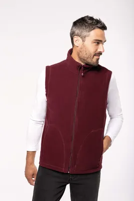 Immagine prodotto di Giacca in pile da uomo Kariban, gilet e scaldacorpo di transizione, taglia:XL, colore:Rosso