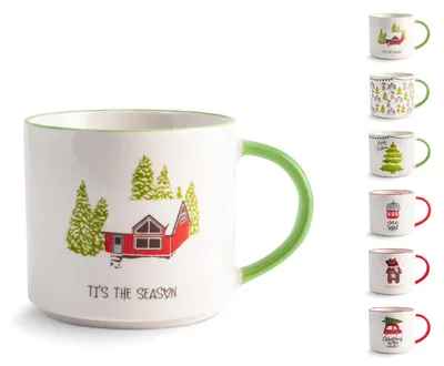 Produktbild von H&H Set mit 6 Jumbotassen, neues Bone China, Weihnachten, CC500