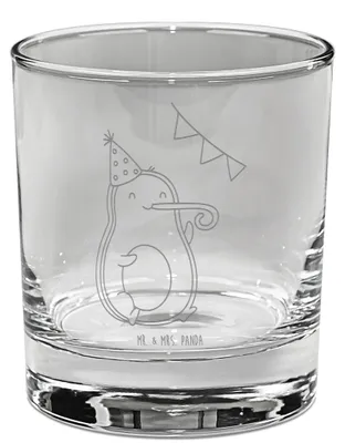 Produktbild von Mr. & Mrs. Panda Tumbler Avocado Party Zeit - Transparent - Geschenk, Geburtstag, Feier, Glas, Genießen, Whiskey, Happy Birthday, Old Fashioned, Whisky, Whiskyglas