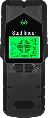 Produktbild von Bolzensucher, Wandscanner, 6-in-1-Bolzendetektor mit Magnet, physische Nagelsuchfunktion, Wanddetektor fuer Holz, Metall und Wechselstromkabelerkennung, LCD-Anzeige und Audioalarm