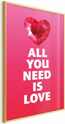 Produktbild von Posterpapier Poster - Spectacular Heart 40x60 cm Text m-A-0901-ao-a