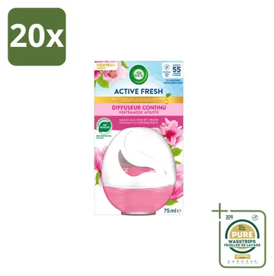 Productafbeelding van 20 x Air Wick Deco Sphere geurverspreider Magnolia & Kersenbloesem – 75 ml - Voordeelverpakking - 20 stuks
