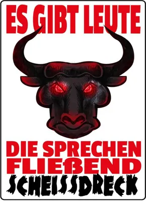 Produktbild von vianmo Holzschild 40x30 cm gibt Leute sprechen Scheissdreck