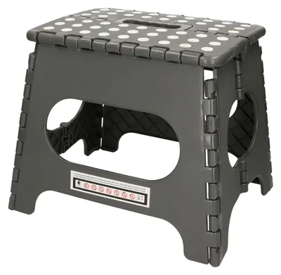 Produktbild von Kipt Tritthocker - faltbar - grau - 30 x 27 cm