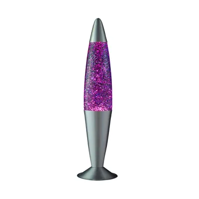 Produktbild von Rabalux GLITTER, Lavalampe, Violett, Glas, Metall, IP20, II, 1 Glühbirne(n)