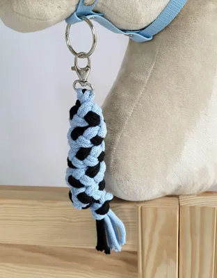 Produktbild von Hobby Horse Anbindeleine - schwarz und blau