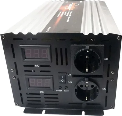 Produktbild von HOULI Power Inverter Spannungswandler von 12V auf 230V, 4000W/8000W, reine Sinuswelle, 2 Steckdosen