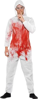 Produktbild von Smiffys - Kostüm - Herren/Damen Uni SM1815 (L) (Rot/Weiß)