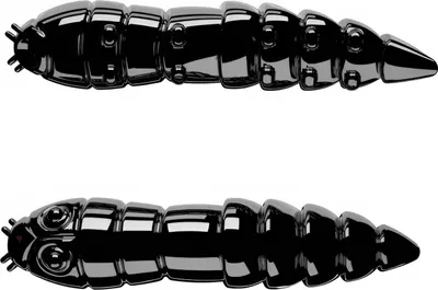 Produktbild von Libra Lures Kukolka 42 Gummiköder Käse schwimmend Black