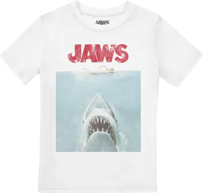 Image de Jaws - T-shirt pour garçon TV2024 (128) (Blanc)