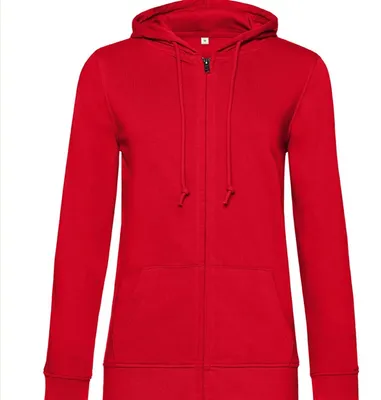 Produktbild von B&C - "Inspire" Kapuzenpullover Mit Reißverschluss für Herren/Damen Uni LT2850 (XL) (Rot)