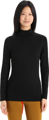 Produktbild von Icebreaker 260 Tech Turtleneck Langarm-baselayer Schwarz M Frau Schwarz M