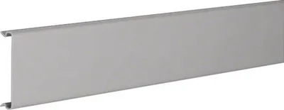 Produktbild von Hager B4006027030, Kabelrinnenabdeckung, Grau, PVC, 60 mm, 2000 mm