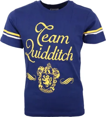 Produktbild von Harry Potter Team Quidditch Jugend T-Shirt – Blau / 146