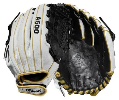 Image de Gant de Softball Wilson A500 Siren Fastpitch 11,5" Blanc