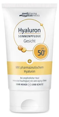 Produktbild von HYALURON SONNENPFLEGE Gesicht Creme LSF 50+ 50ml PZN 12555217