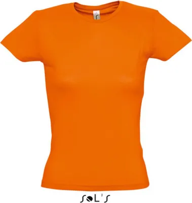 Produktbild von SOLs 11386 | Damen T-Shirt Miss - Farbe: Orange - Größe: S