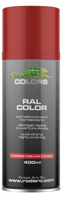 Produktbild von COLORS Sprühlack - 400ml Spraydose | RAL3000 - Feuerrot Glanz