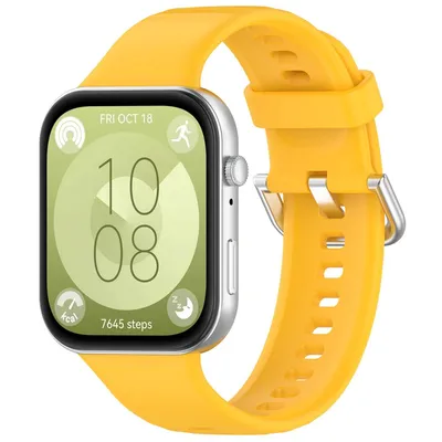 Obrázok produktu pre Náramok na inteligentné hodinky Huawei Watch Fit 5 4 / 5 4 Pro / 3, vysoko kvalitný silikón, žltý