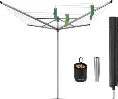 Produktbild von Brabantia 117145, Metall, Grau, 60 m, 115 mm, 149 cm, 197 cm